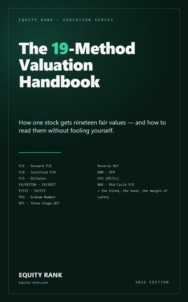 The 19-Method Valuation Handbook — cover